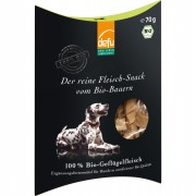Fleisch-Snack Bio Geflügel 70g Hund Snack defu