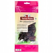 Bio Hühnerherzen 100g Katze Snack Terra-Pura